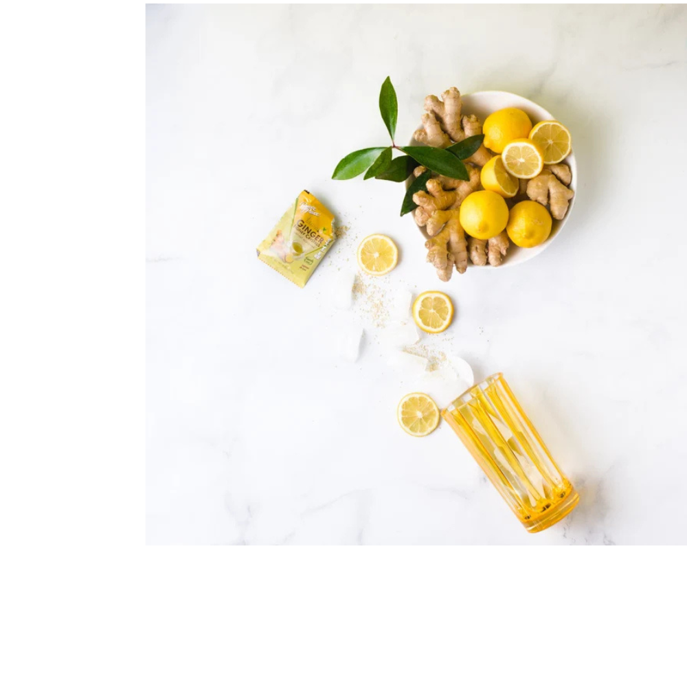 Té Instantáneo de Cristales de Jengibre y Miel con Limón