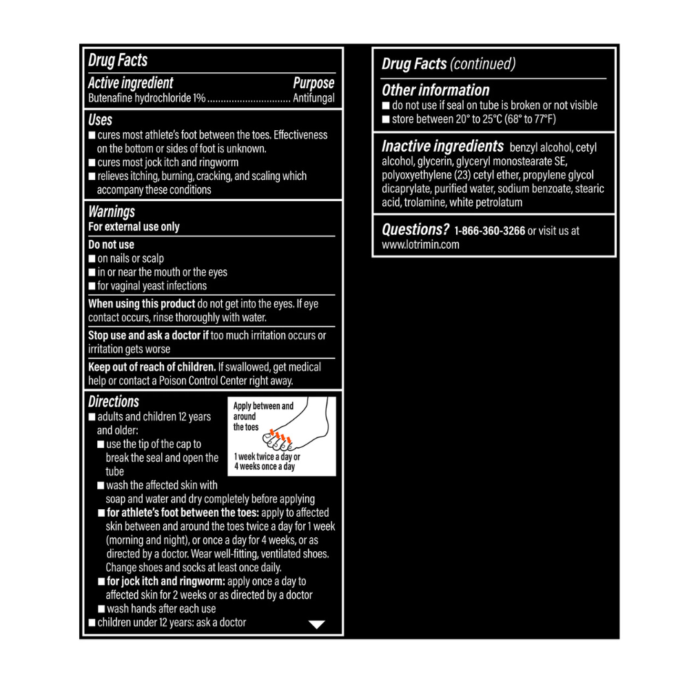 Lotrimin Ultra Athlete’s Foot Cream