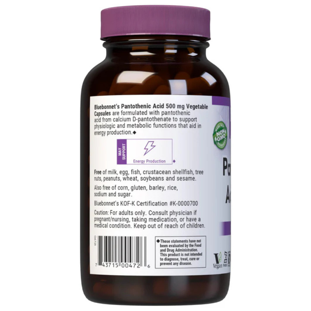 PANTOTHENIC ACID 500 mg