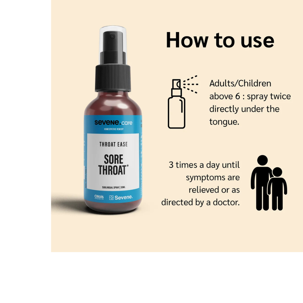 Throat Ease – Homeopathic Spray for Sore Throat Relief