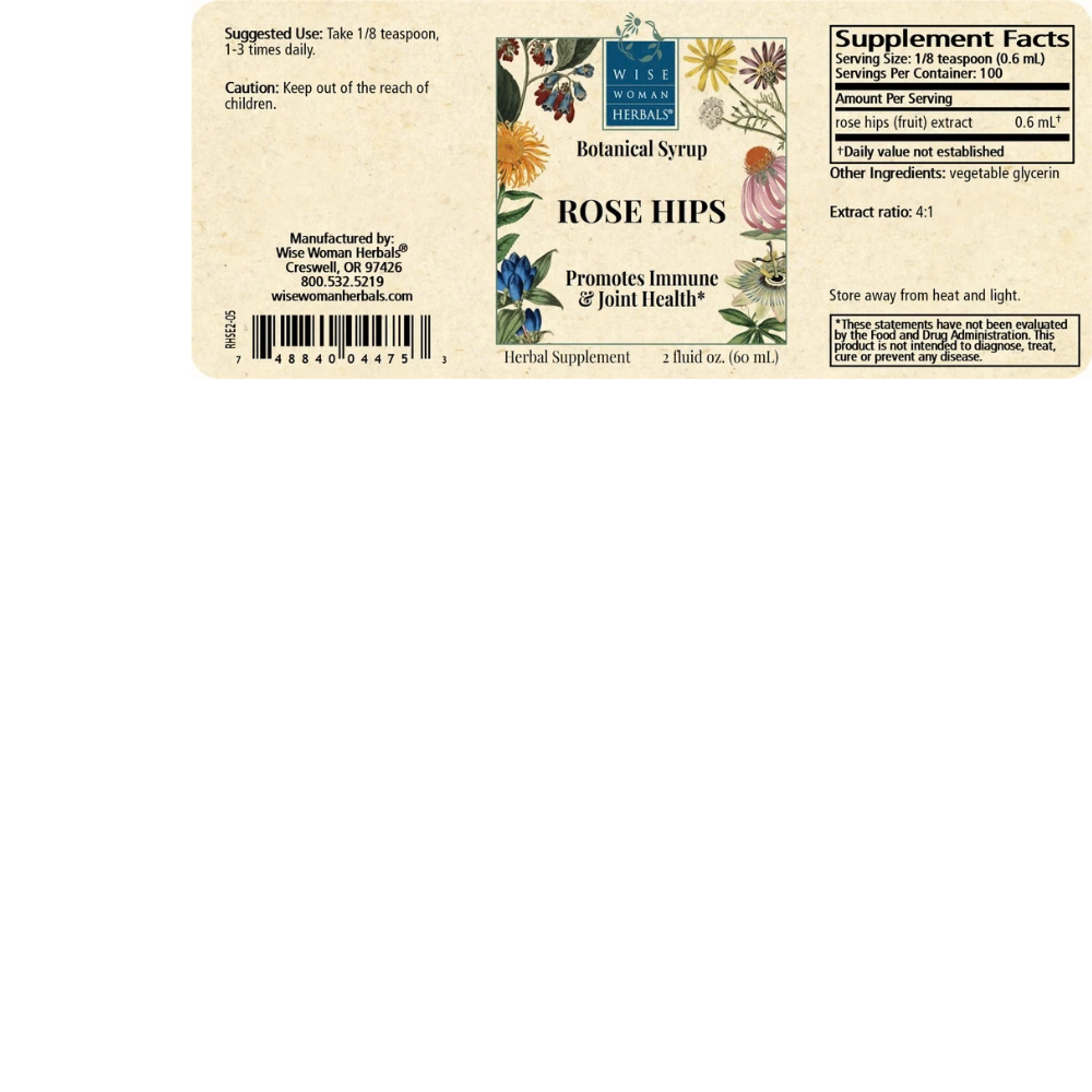 Rose Hips Syrup-Immune & Joint Supportg