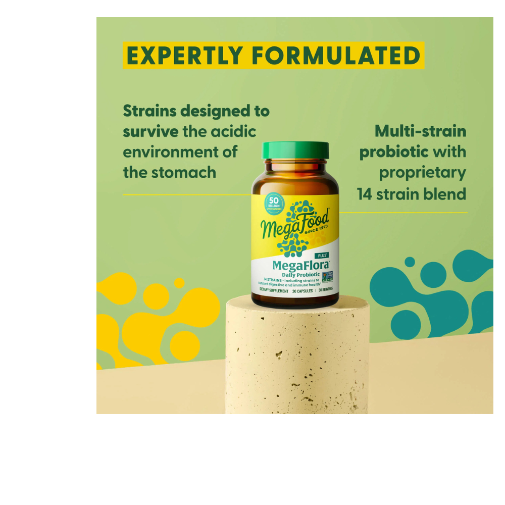 MegaFlora Probiotic Plus - 14 Strains - 50 Billion live cultures