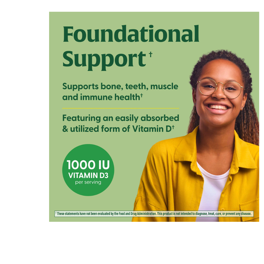 Vitamin D3 1000 IU (25 mcg)