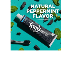 Thumbnail for Activated Charcoal Peppermint Natural Toothpaste with Fluoride