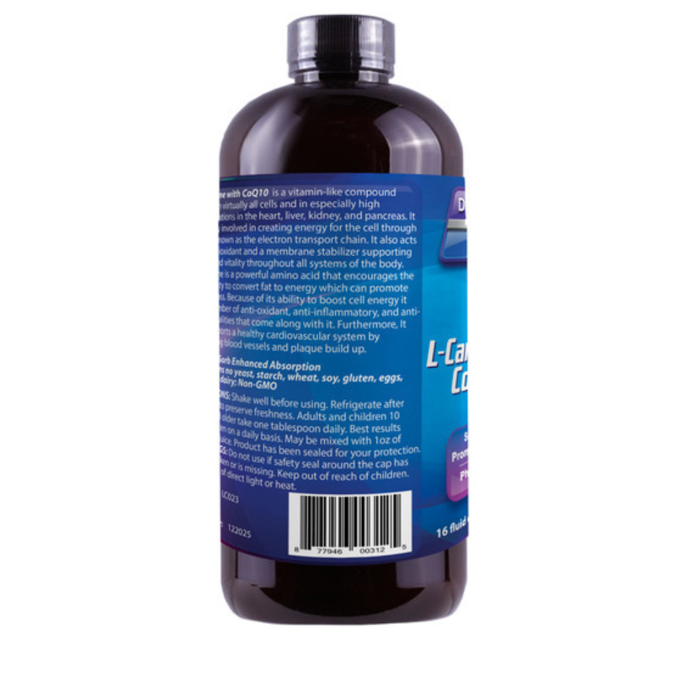 Liquid L-Carnitine 1000mg CoQ10 100mg