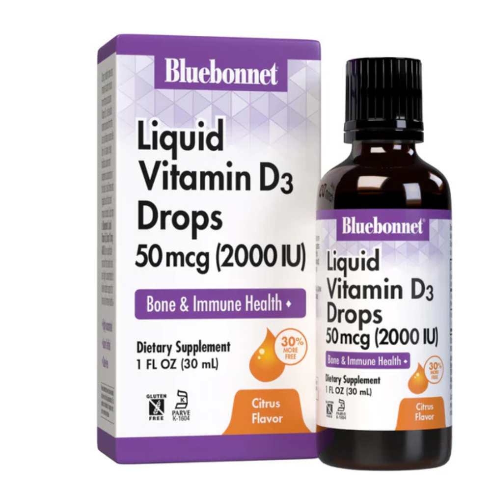 LIQUID VITAMIN D3 DROPS 50 mcg (2000 IU)