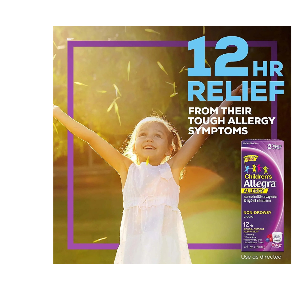 Children's Allegra Allergy 12 Hour Liquid Berry