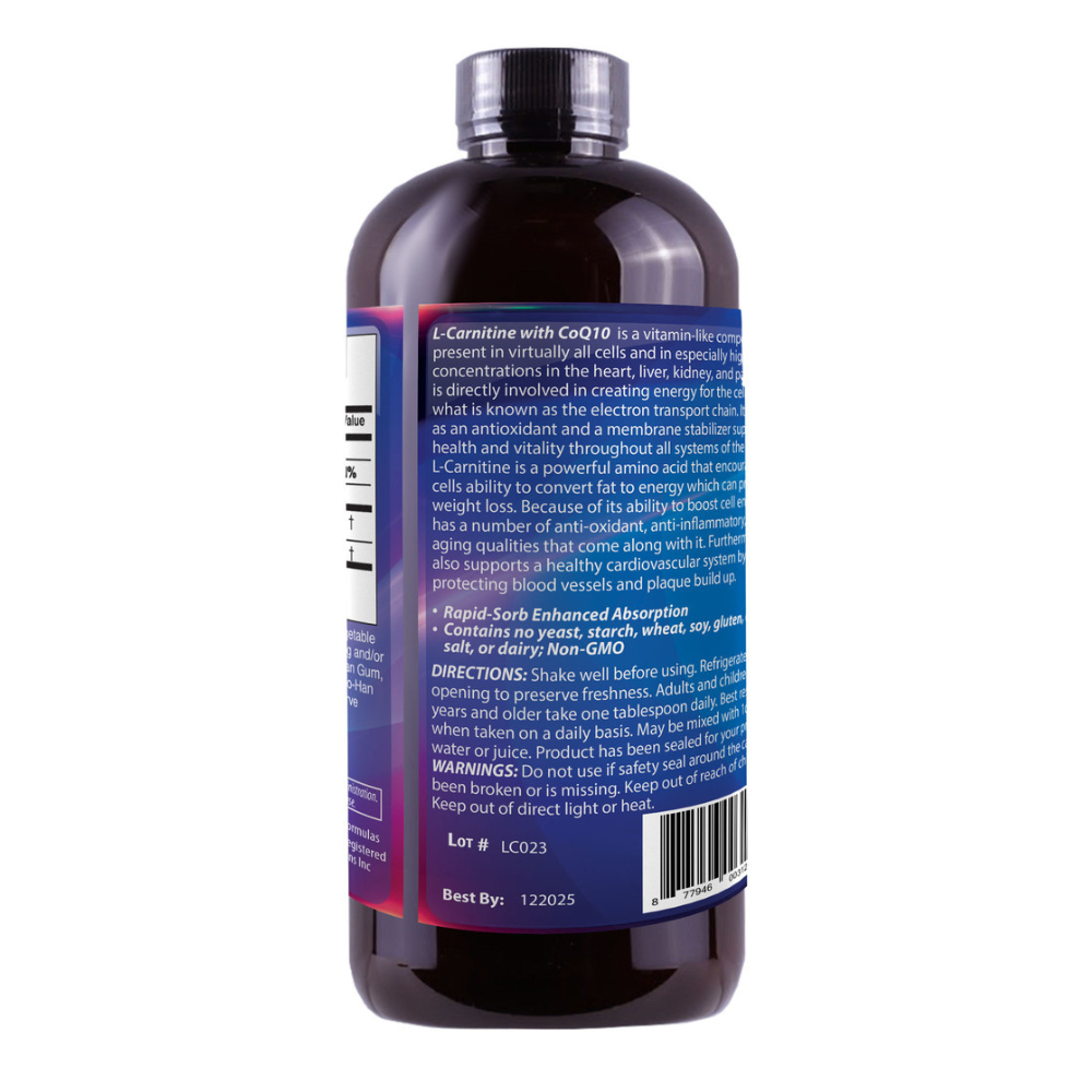 Liquid L-Carnitine 1000mg CoQ10 100mg