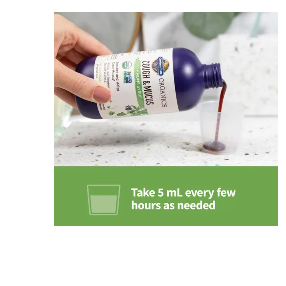 Organics Cough & Mucus Immune Syrup Liquid