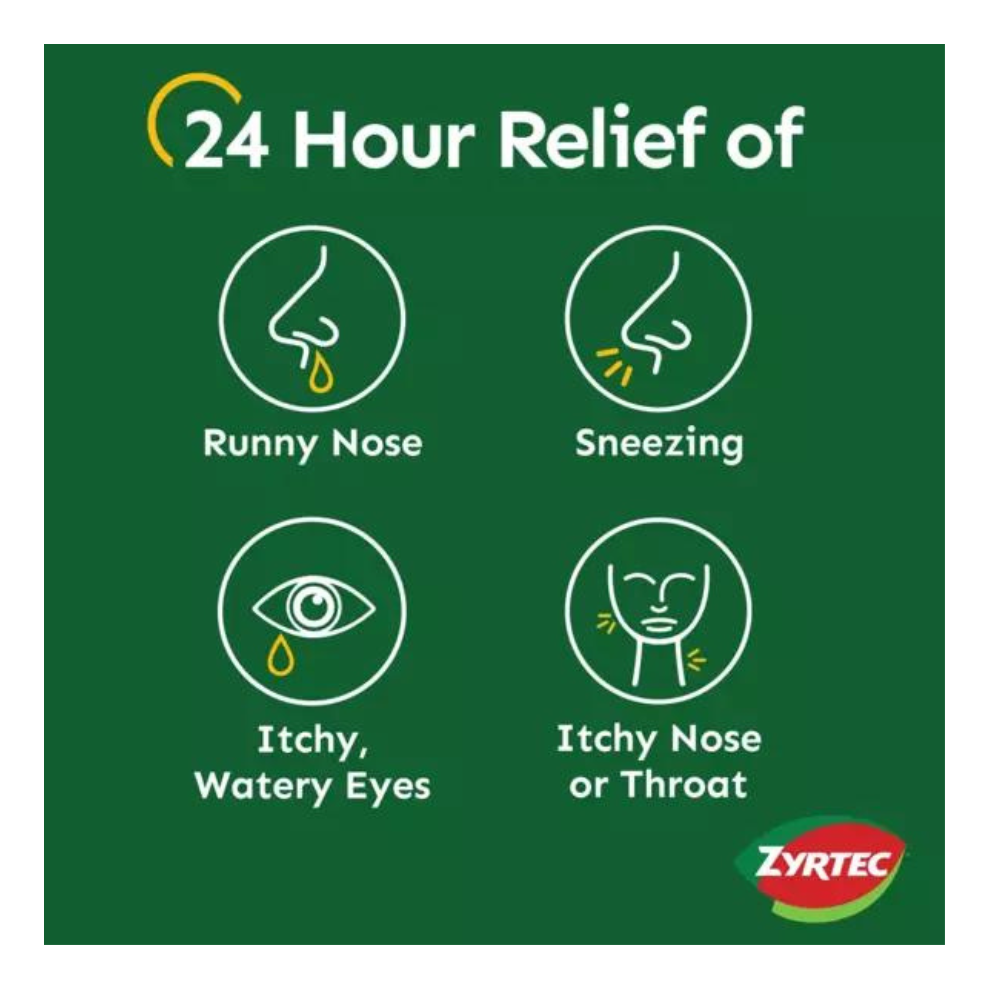 ZYRTEC ALERGIA 24H 10MG
