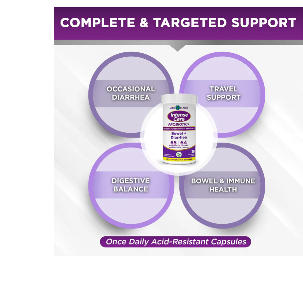 INTENSE CARE BOWEL + DIARRHEA PROBIOTIC
