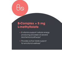 Thumbnail for METHYL PRO B-COMPLEX+ 5 MG L-METHYLFOLATE