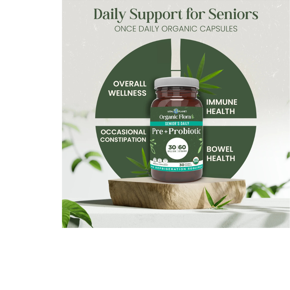 ORG FLORA SENIOR DAILY PROBIOTIC SUPPLEMENT