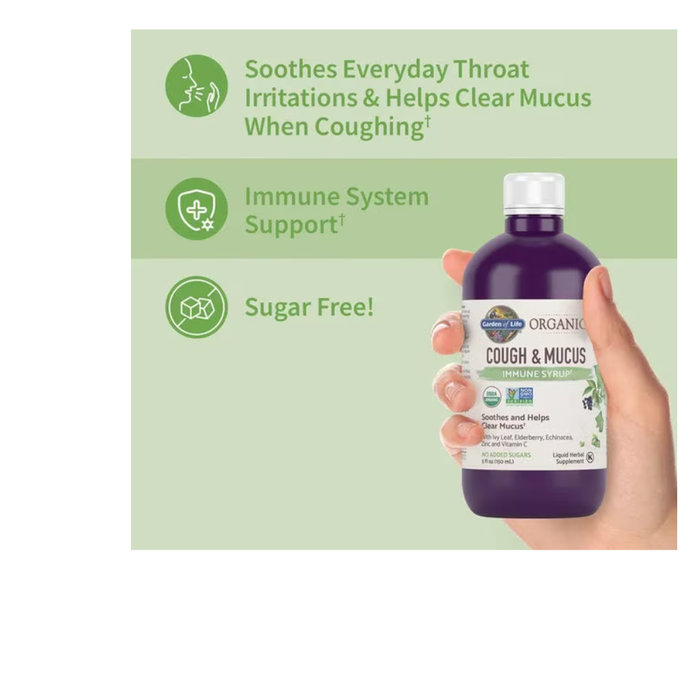 Organics Cough & Mucus Immune Syrup Liquid