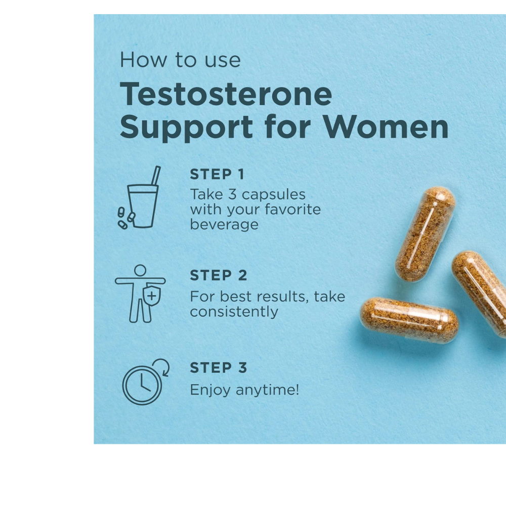TESTOSTERONE SUPPORT FOR WOMEN + COLLAGEN