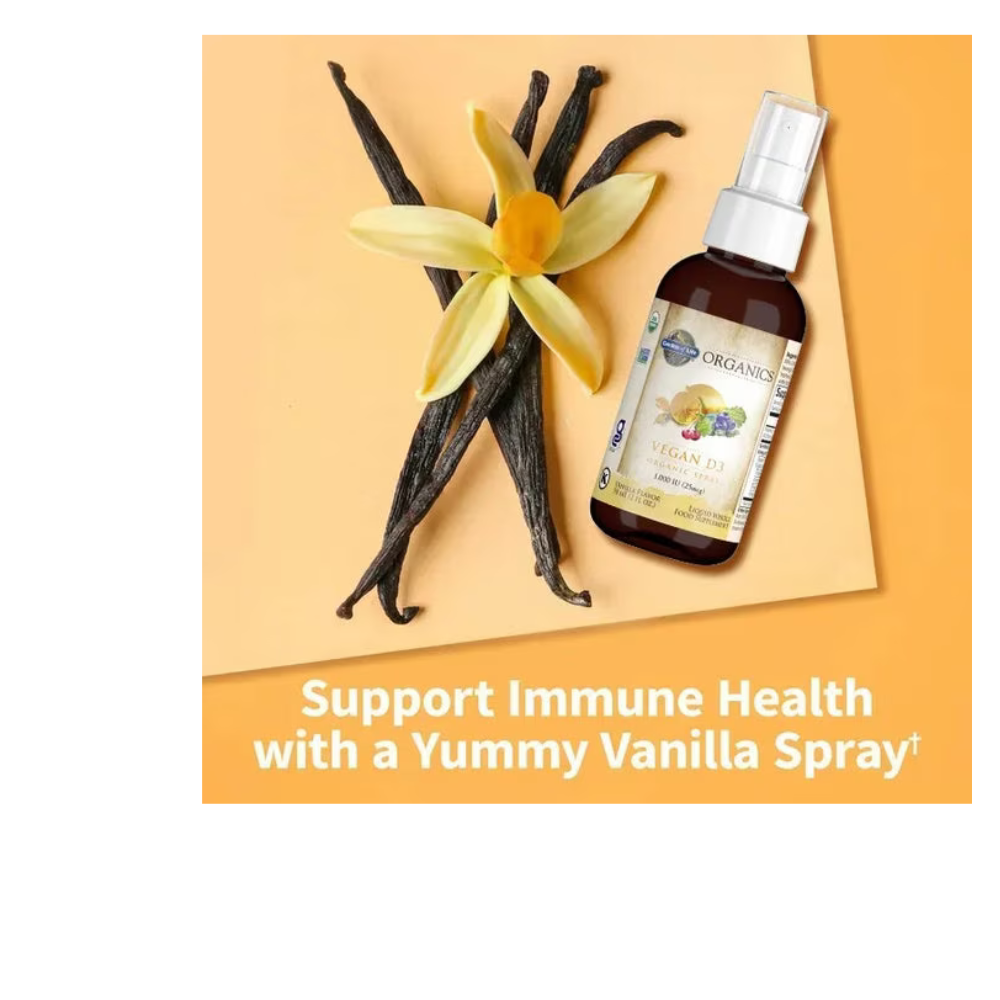 Organics Vegan D3 Organic Spray 1,000 IU - Vanilla