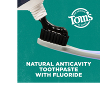 Thumbnail for Activated Charcoal Peppermint Natural Toothpaste with Fluoride