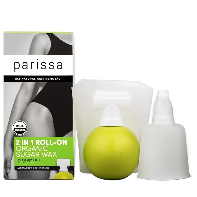 Cera Depilatoria Orgánica en Roll-On 2 en 1
