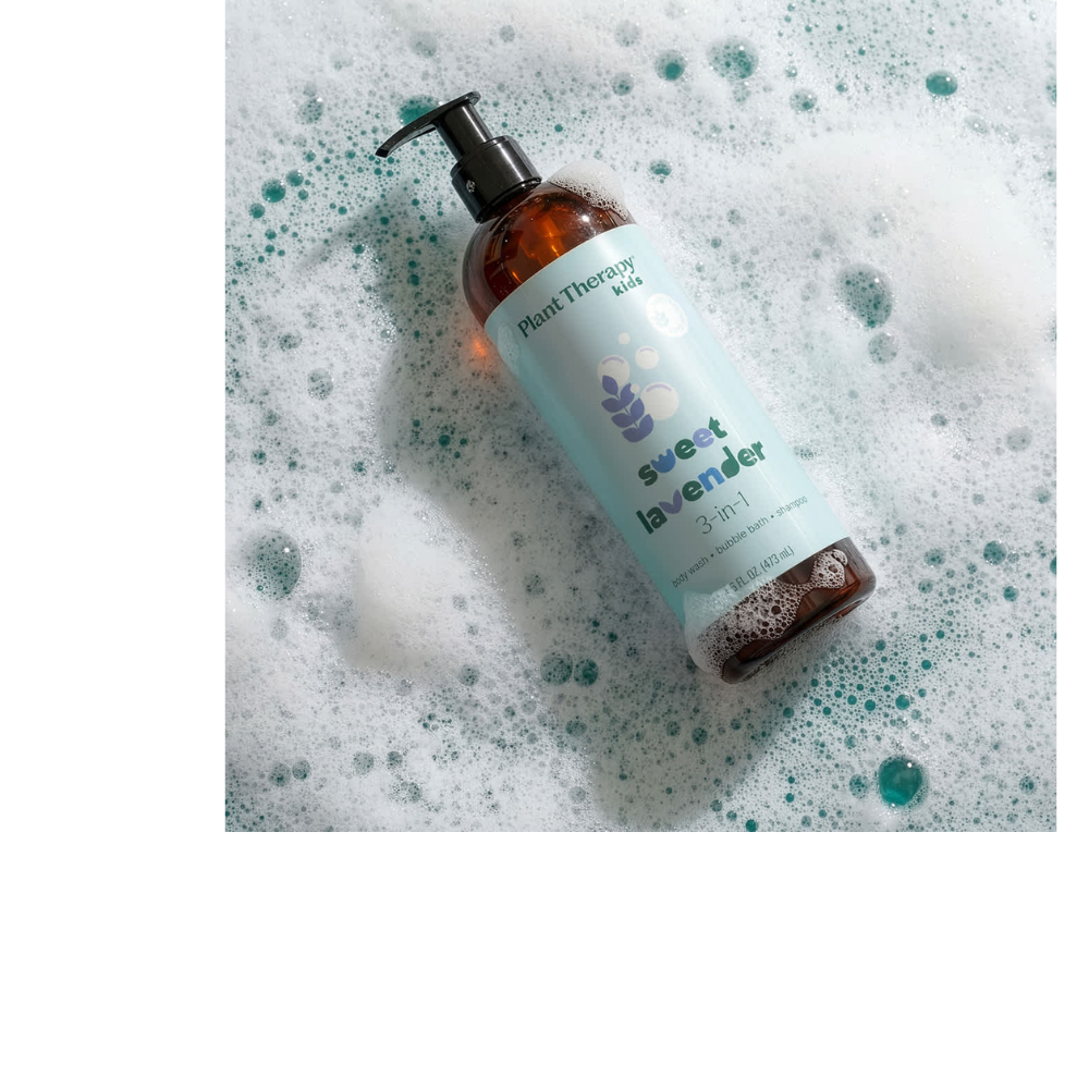 SWEET LAVENDER 3 IN 1 BODY WASH, BUBBLE BATH, SHAMPOO