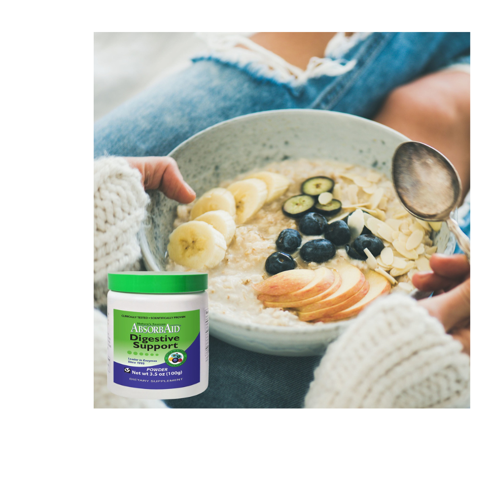 AbsorbAid Original 100g Fórmula Completa de Enzimas Digestivas en Polvo