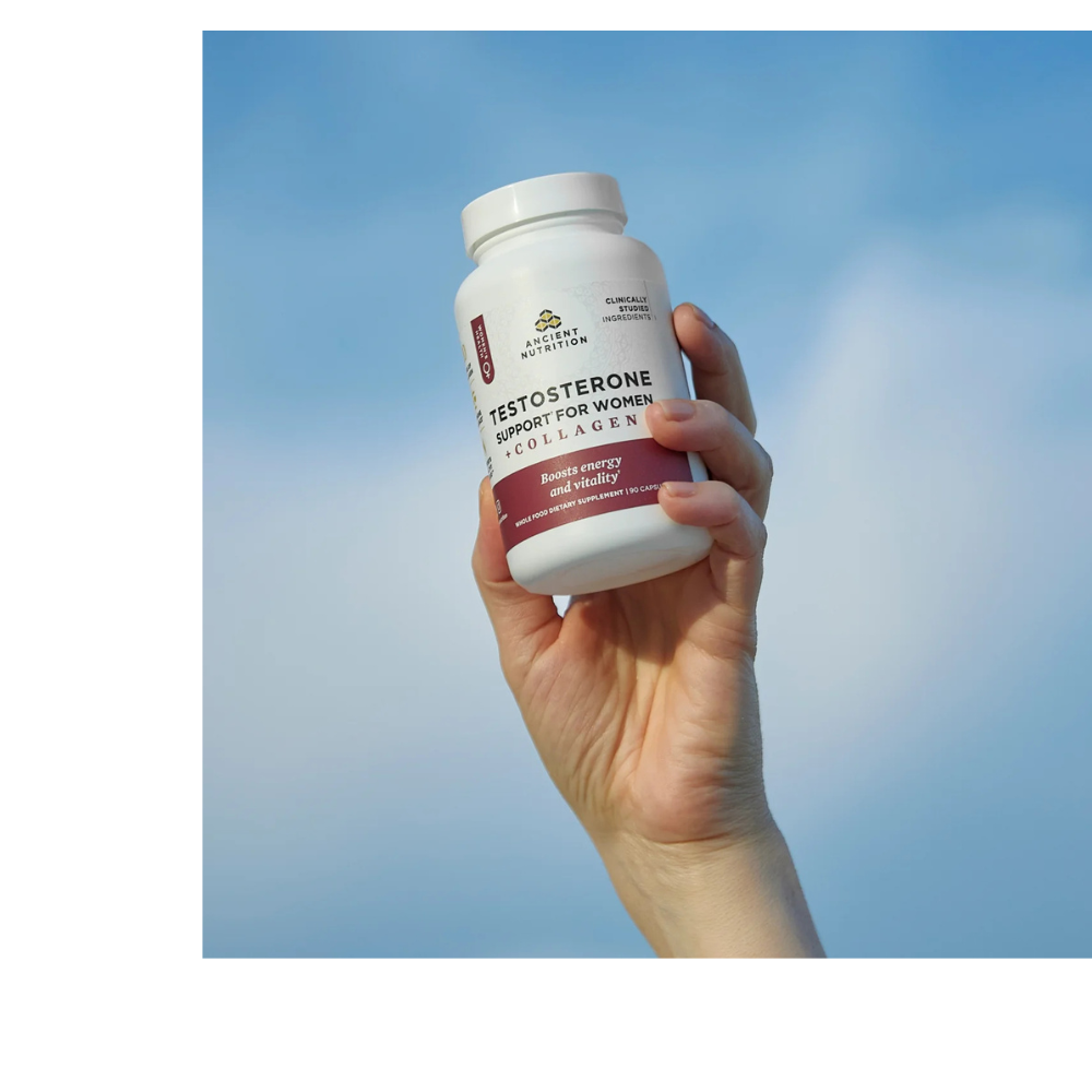 TESTOSTERONE SUPPORT FOR WOMEN + COLLAGEN