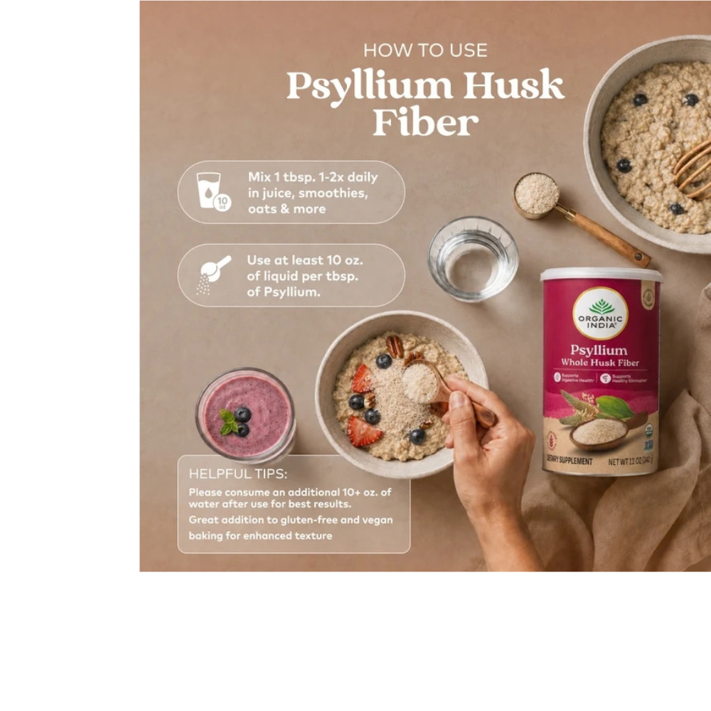 Psyllium Husk – Organic Whole Husk Fiber