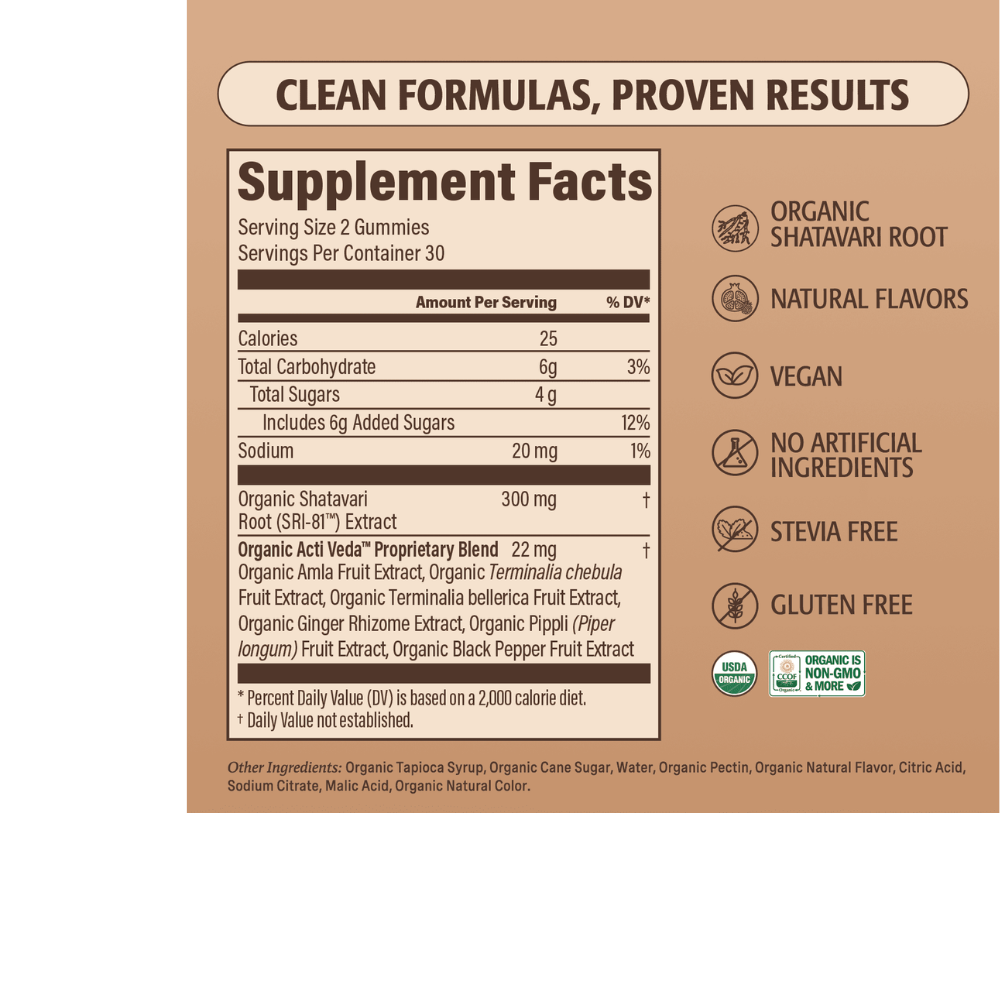 Shatavari Gummies - 30 Servings