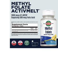 Thumbnail for Methyl Folate 1000 mcg DFE ActivMelt Instant Dissolve Tablets