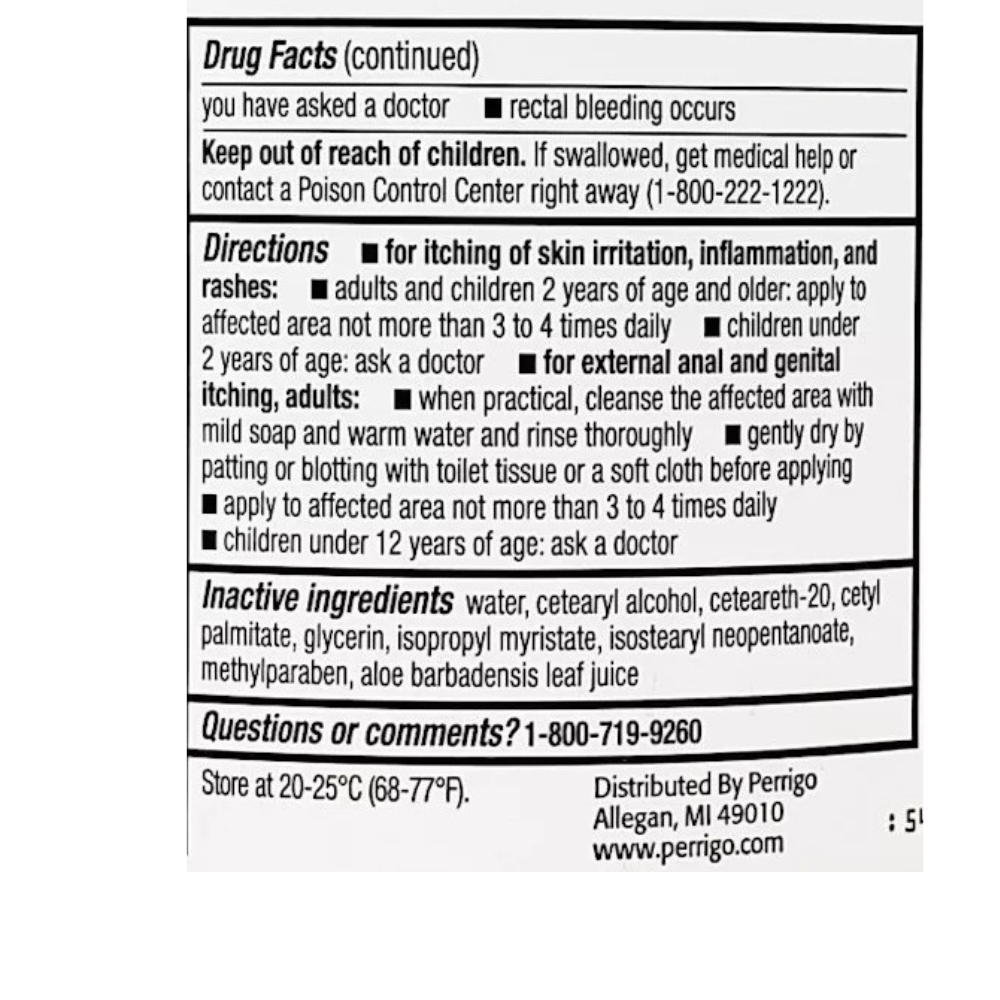 HYDROCORTISONE CREAM 1%