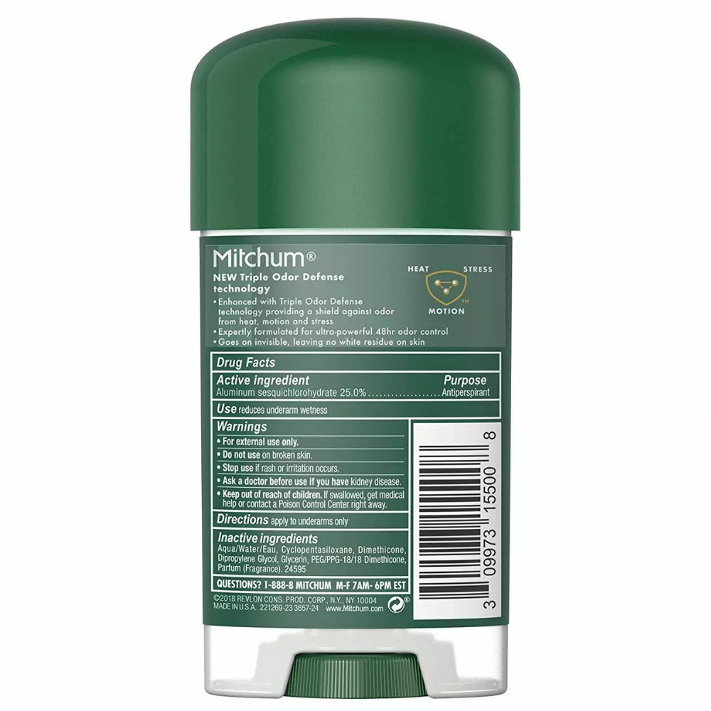 Anti-Perspirant & Deodorant - Clear Gel Unscented