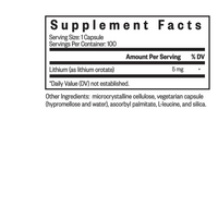 Thumbnail for Lithium Orotate, 5 mg
