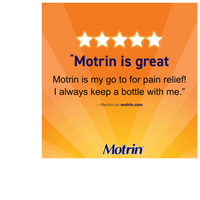 Thumbnail for MOTRIN IB, Ibuprofen 200mg Tablets Pain Reliever & Fever Reducer