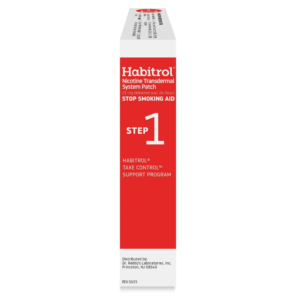 Habitrol Nicotine Transdermal System Patch (Step 1), Stop Smoking Aid (21 mg) 14 Patches (2 Week Kit)
