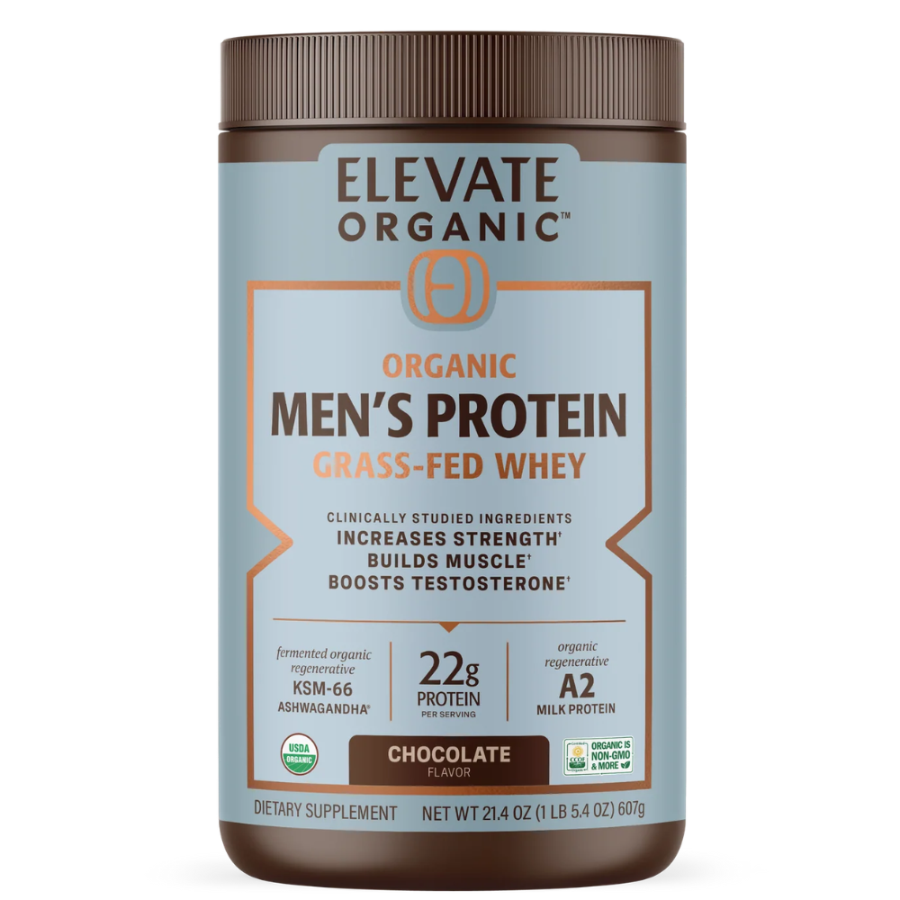 Organic Men's Protein Grassfed Whey Powder - 18 Servings