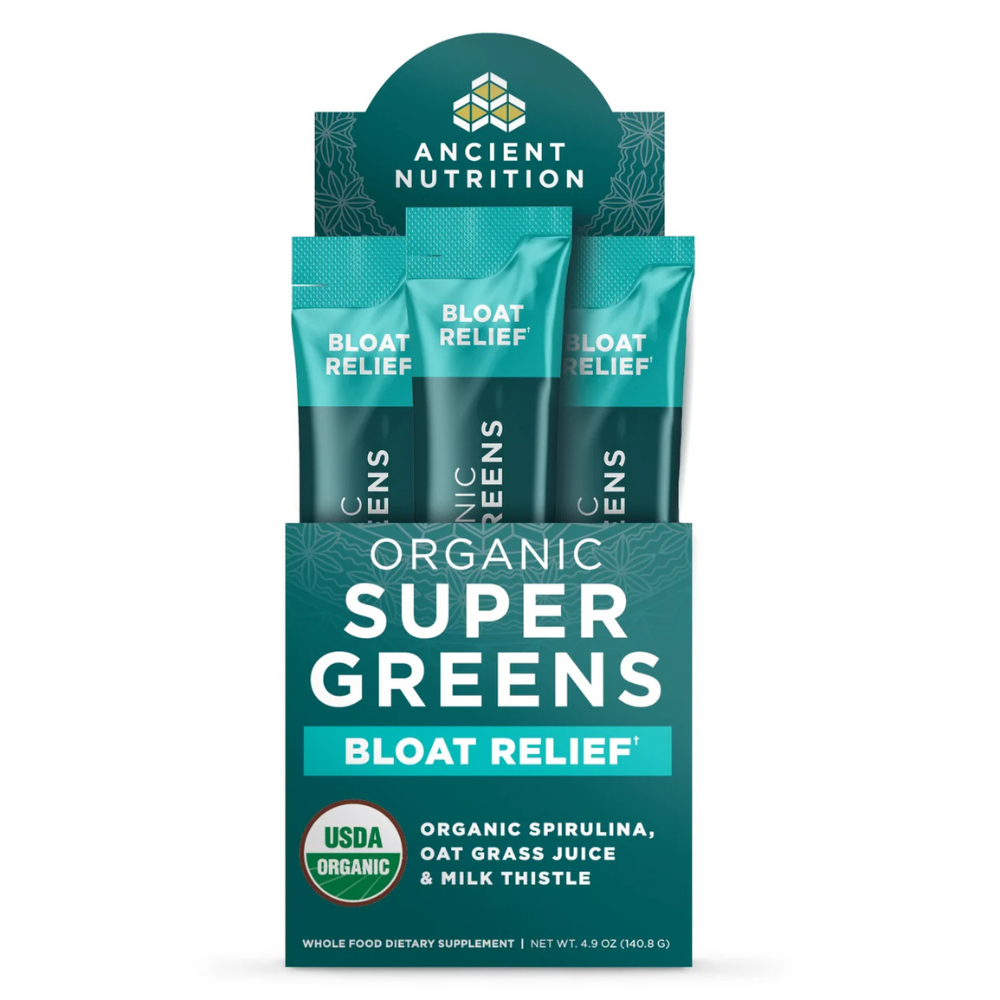ORGANIC SUPERGREENS BLOAT RELIEF STICK PACKS