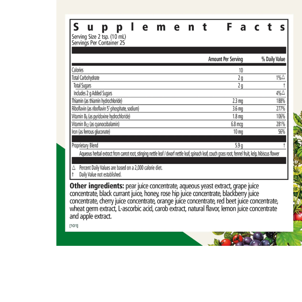 Floradix Iron + Herbs Liquid Herbal Supplement