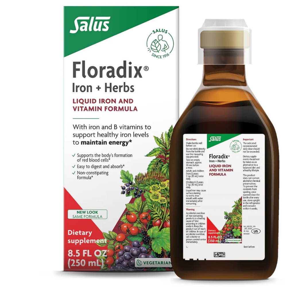 Floradix Iron + Herbs Liquid Herbal Supplement