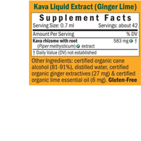 Thumbnail for Kava Liquid Extract - Ginger Lime Flavor