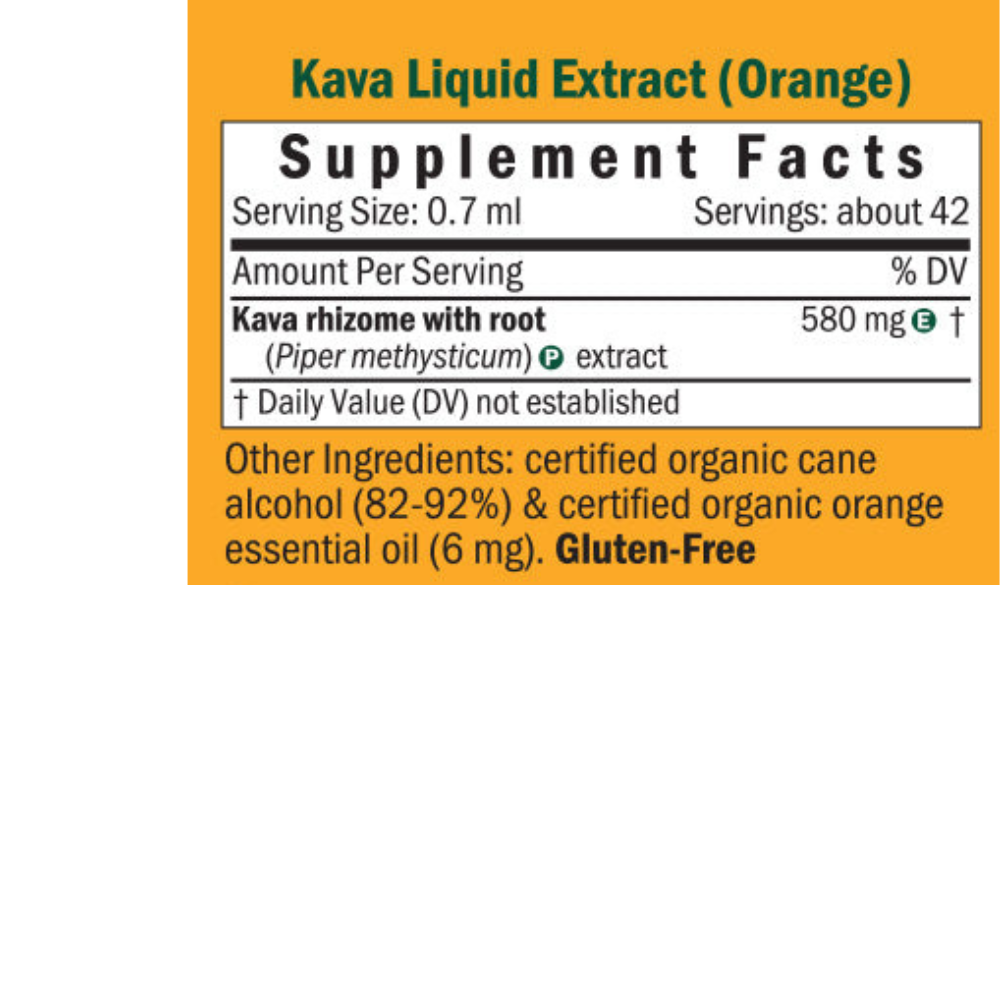 Kava Liquid Extract - Orange Flavor