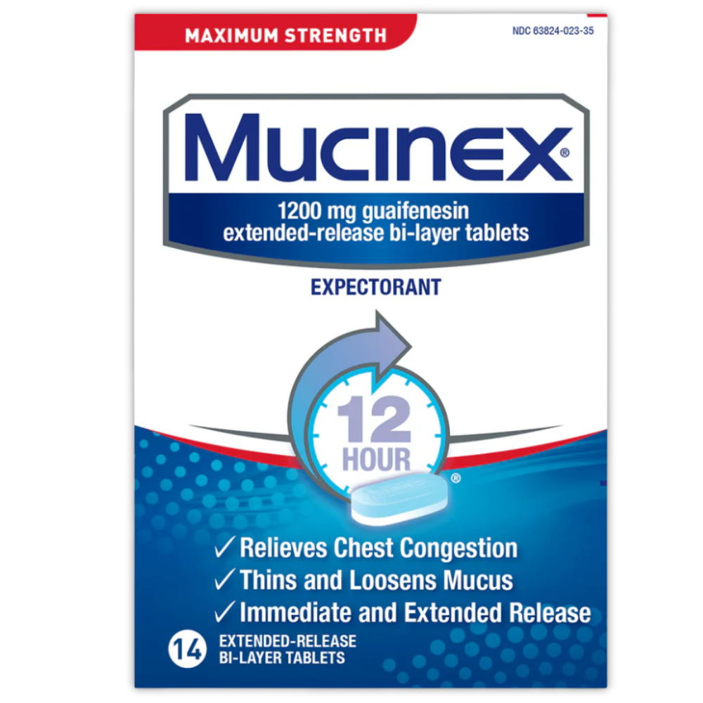 Maximum Strength Mucinex Extended-Release Bi-Layer Tablets
