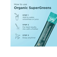 Thumbnail for ORGANIC SUPERGREENS BLOAT RELIEF STICK PACKS