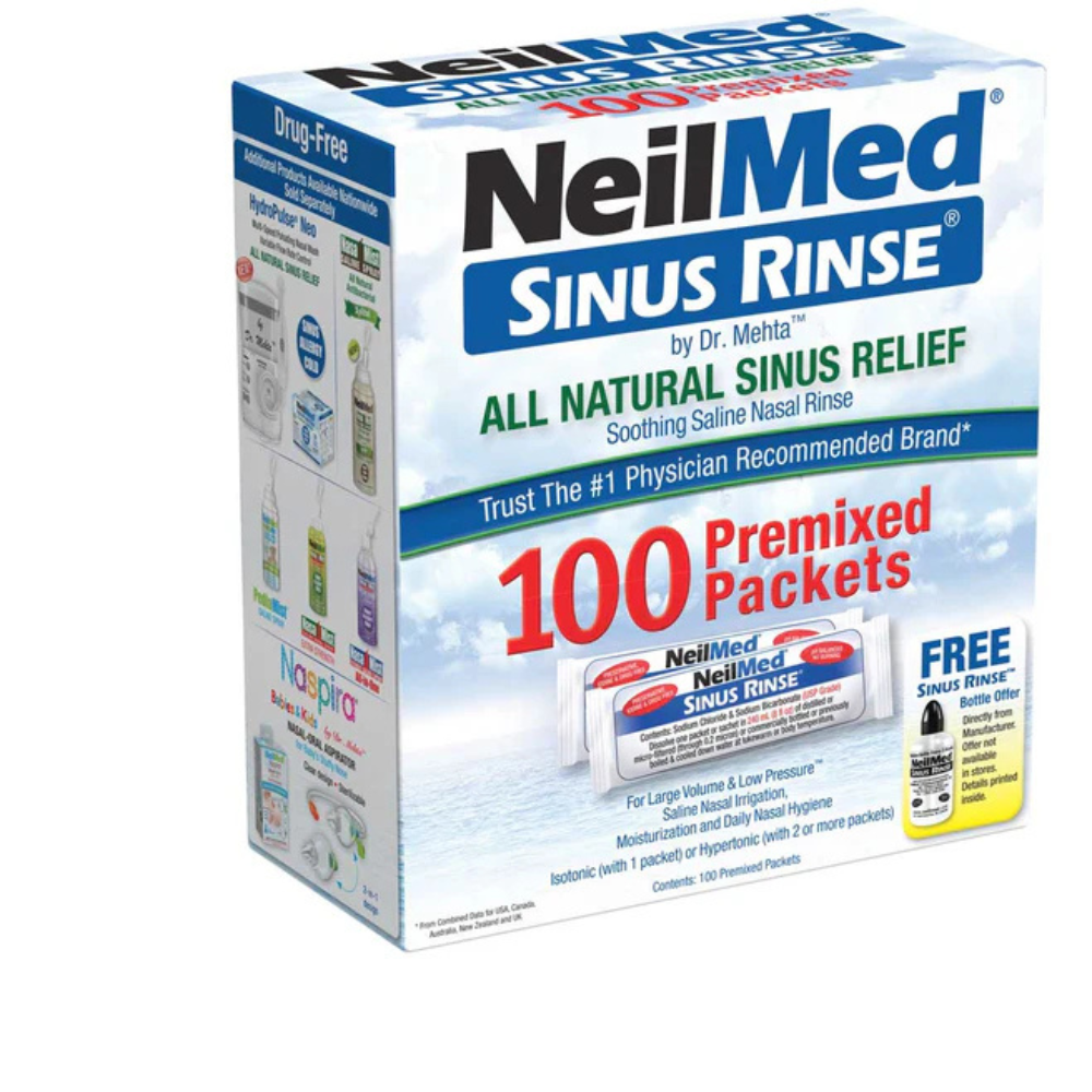 Sinus Rinse 100 Regular Premixed Packets