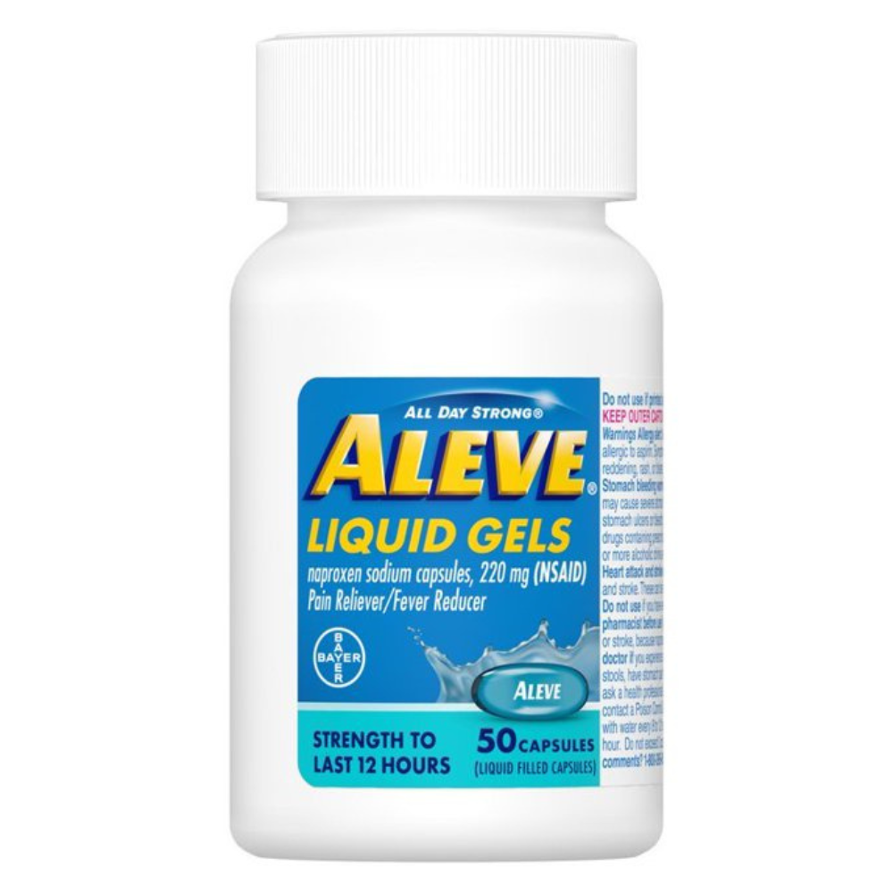 ALEVE LIQUID GELS 220MG