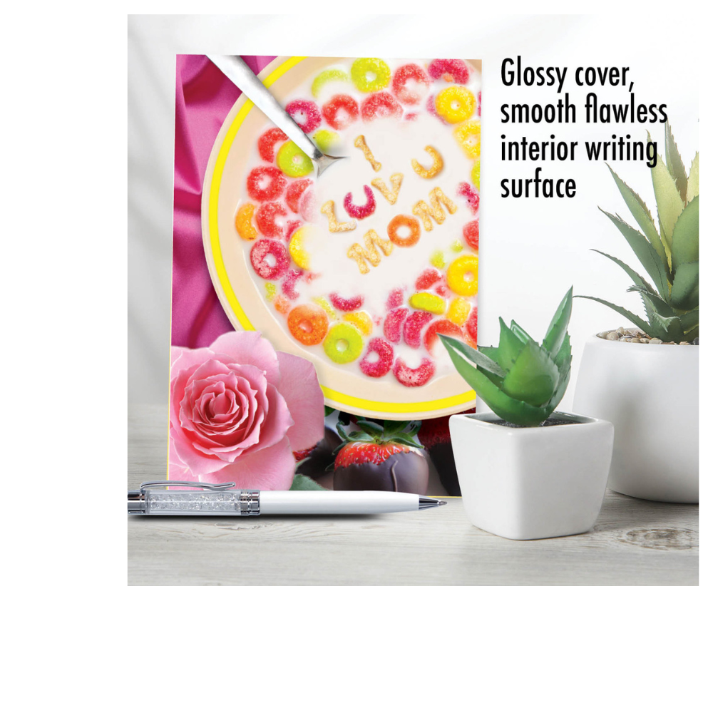I Luv U Mom Cereal: Humor Mother's Day Greeting Card