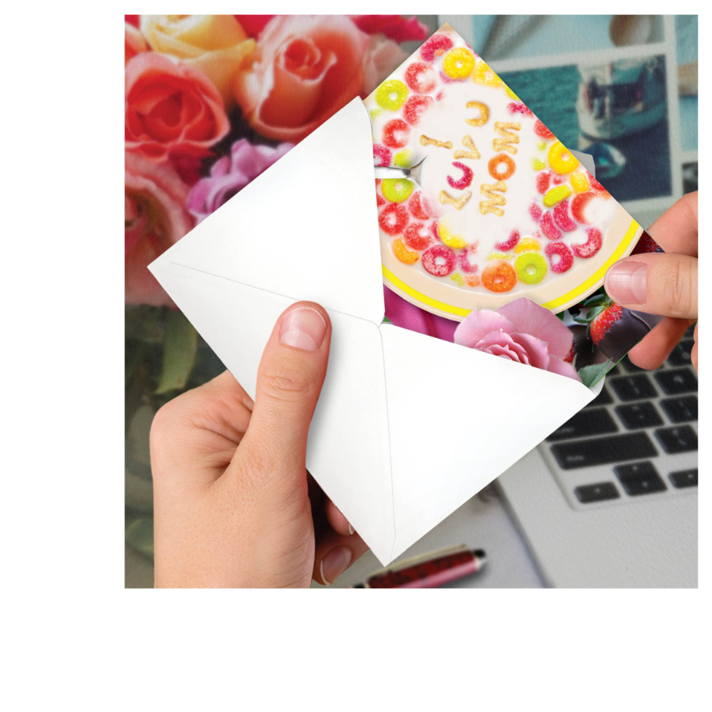 I Luv U Mom Cereal: Humor Mother's Day Greeting Card