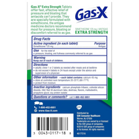 Thumbnail for Gas-X Extra Fuerte Tabletas Masticables para el Alivio de Gases con Simeticona 125 mg