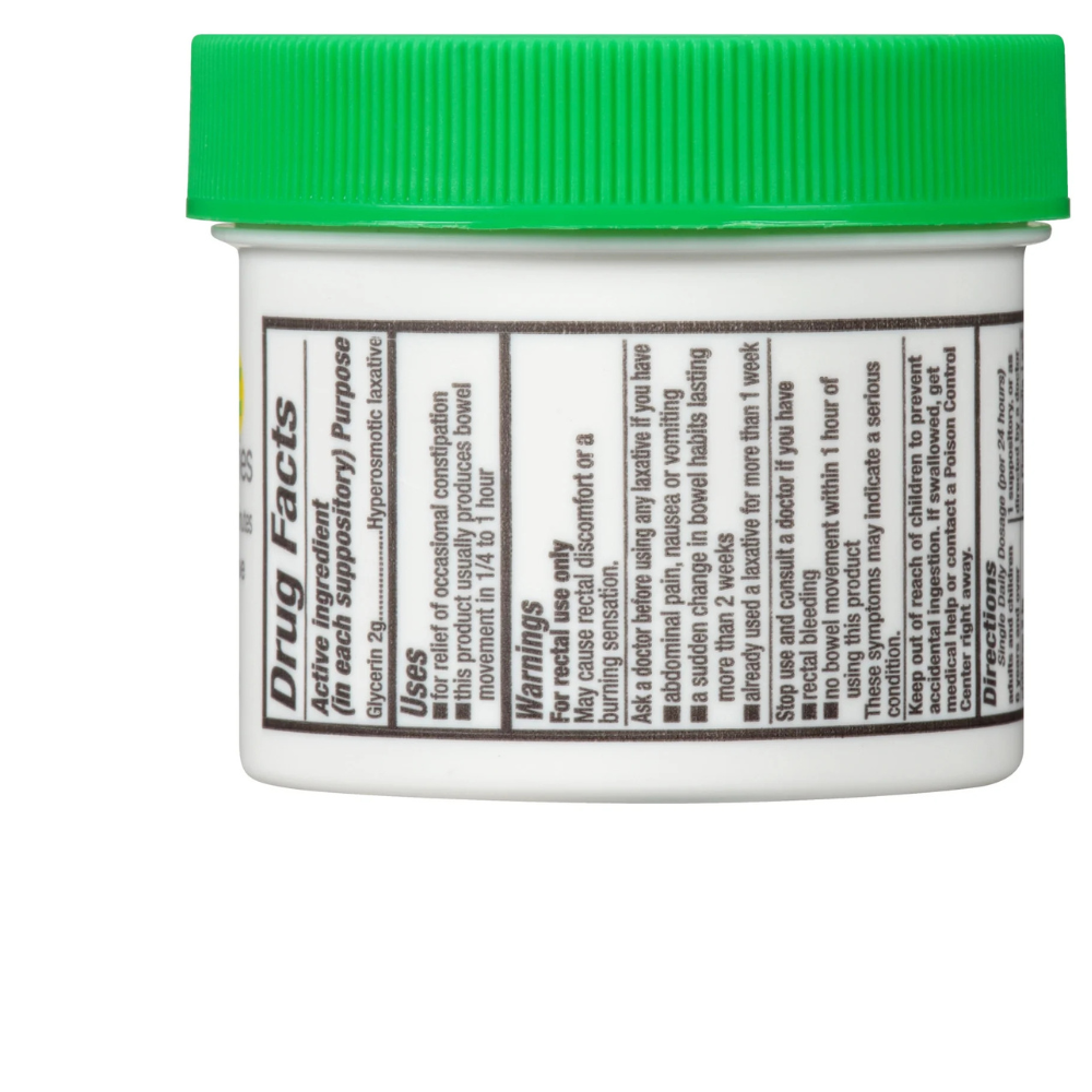 Fleet Laxative Glycerin Suppositories, Adult
