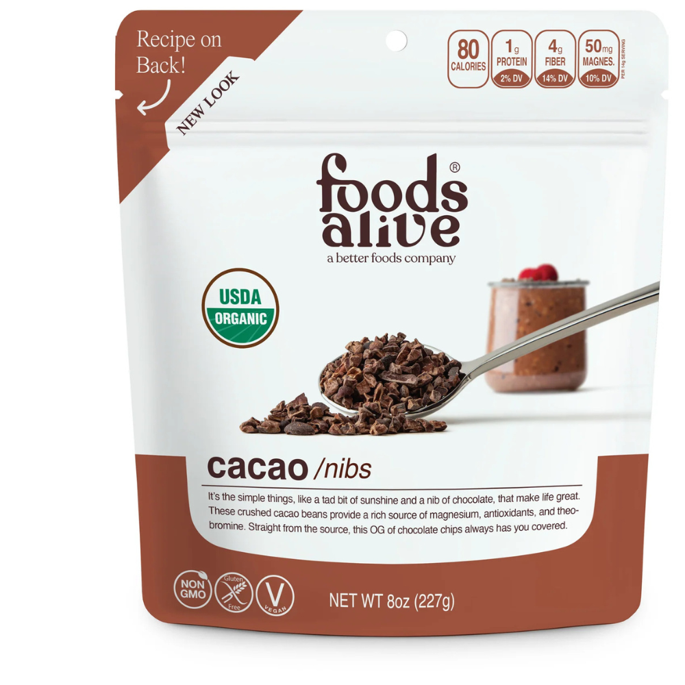 Nibs de cacao orgánico (sin endulzar)