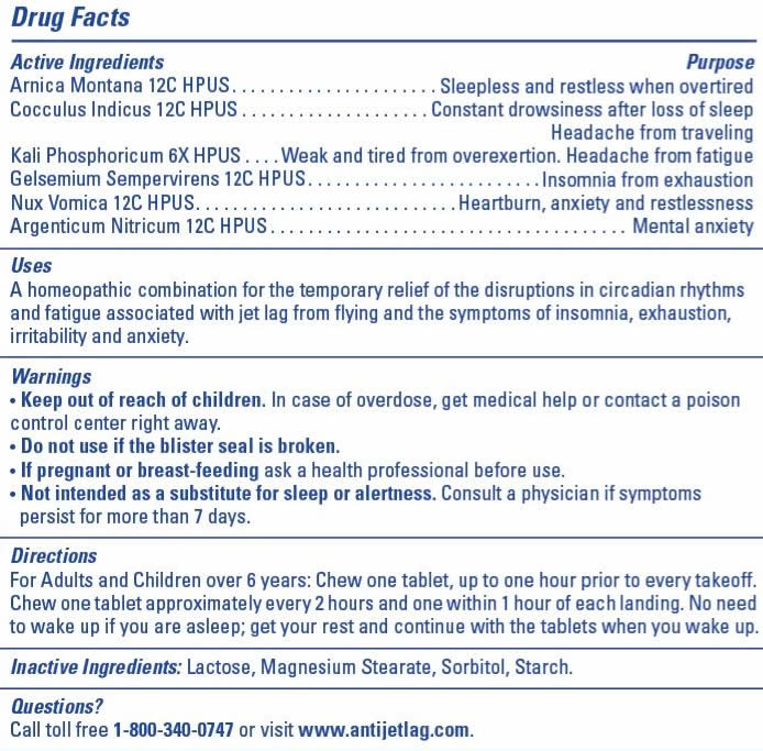 Prevención del jet lag con JetZone