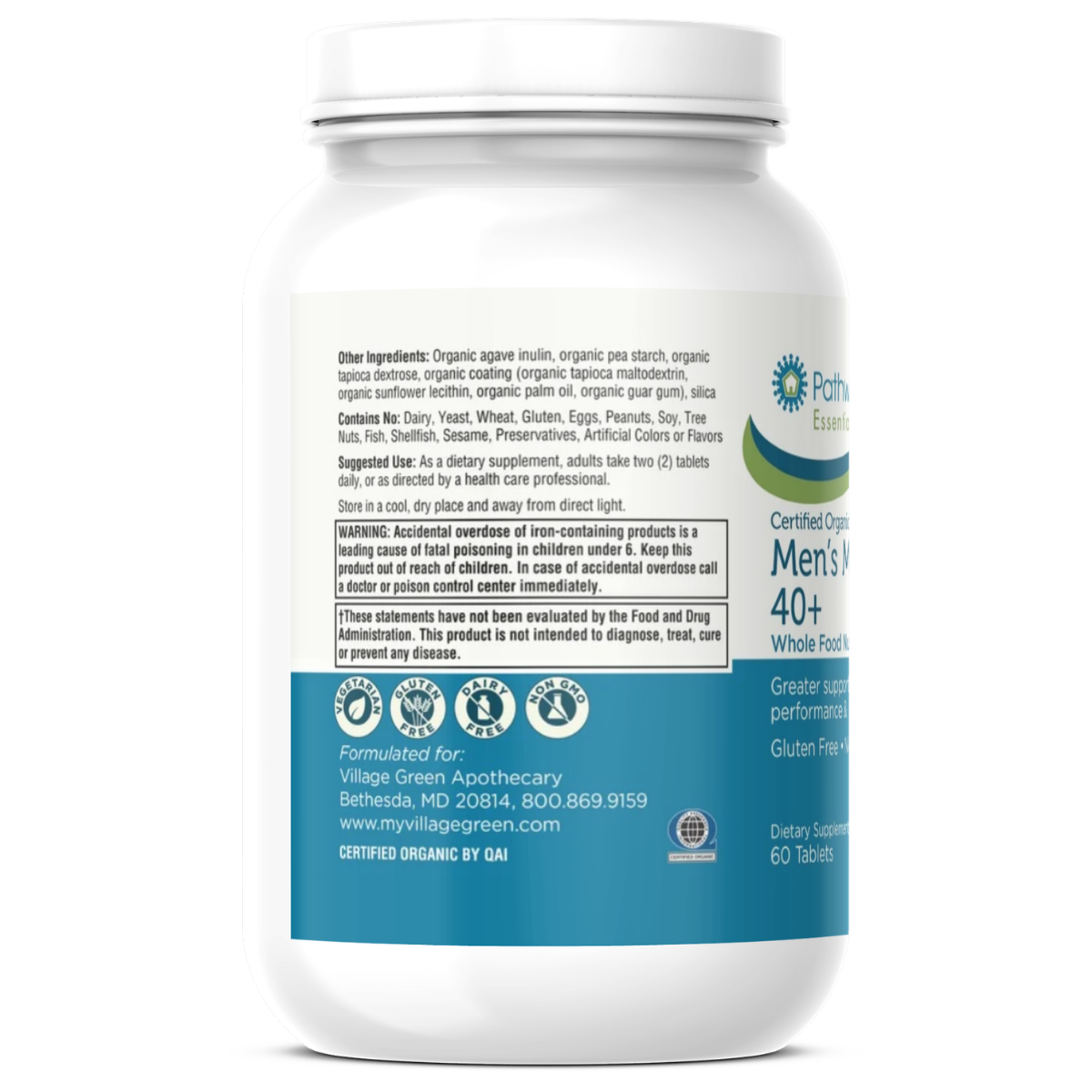 Mens Organic Multi 40+